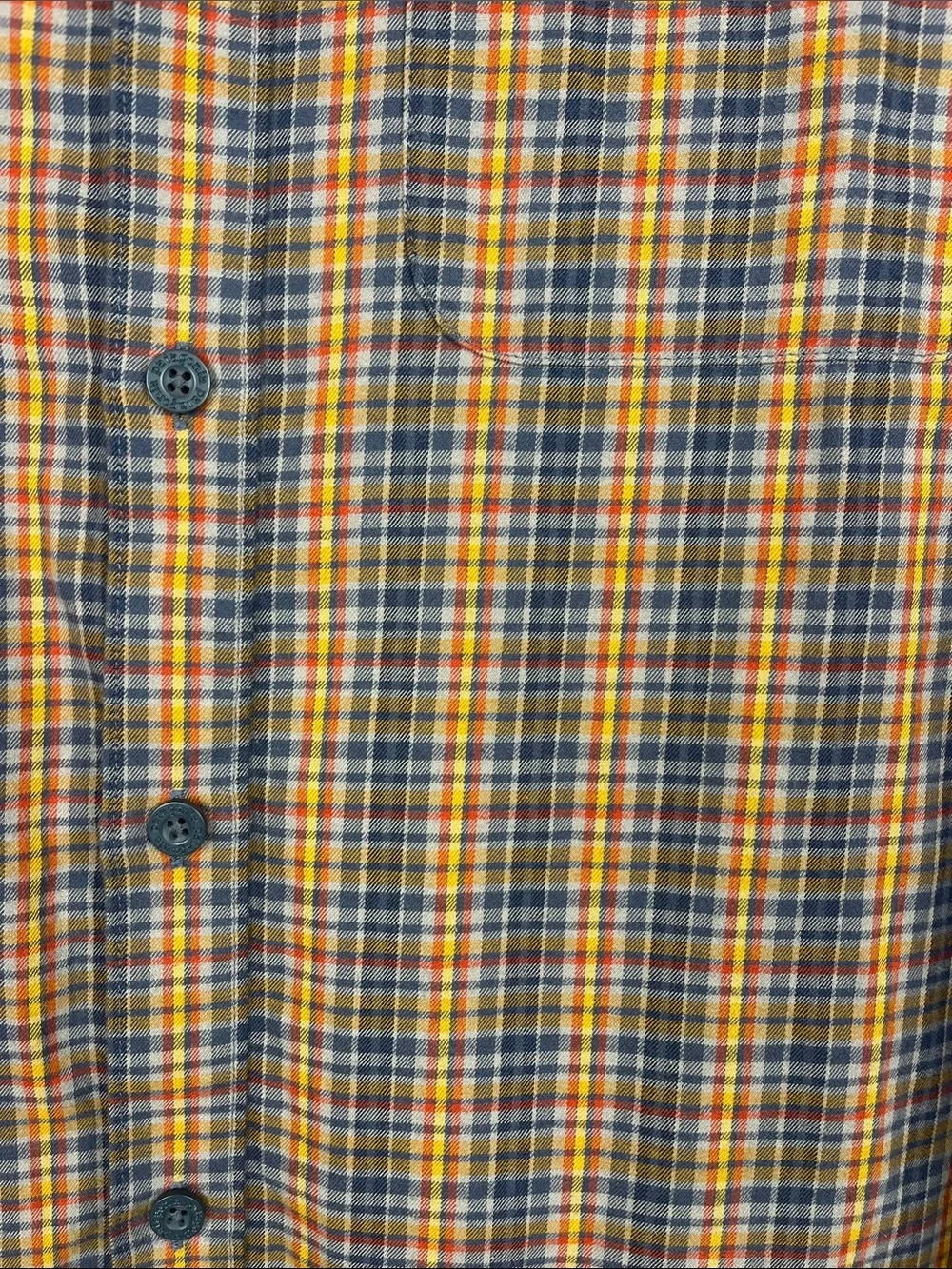 Patagonia Organic Pima Cotton Long-Sleeve Plaid Button-Down Shirt Men's Small